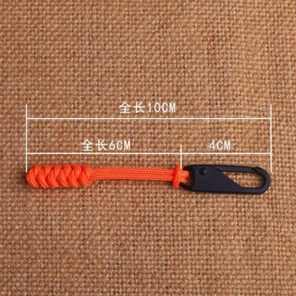 Cord Zipper Pulls — Paracord Slider Replacements for Gear Repair — view 2