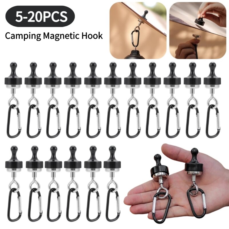 Strong Magnetic Hooks — 5–20 Piece Heavy-Duty Organization Set