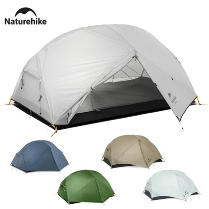 Naturehike Mongar 2 Tent – Ultralight 2-Person 3-Season Waterproof Backpacking Tent