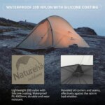 Naturehike Lightweight Hiking Tent – Cloud Up, Mongar, Star River (Free Mat Included) — view 4