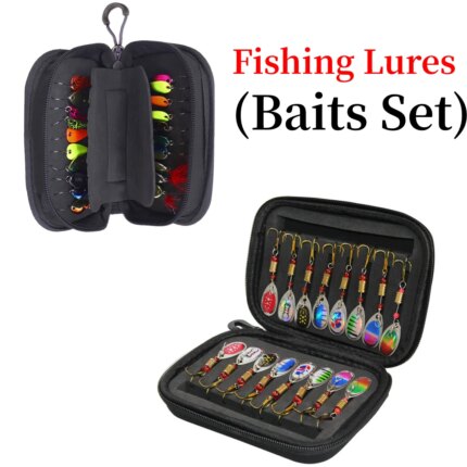 Metal Spoon Lures — 5, 16 & 20-Piece Sets for Trout & Bass