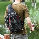 Waterproof Fishing Tackle Bag - Tactical Shoulder Pack for Hiking & Cycling — view 4