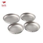 Keith Titanium Plate Set — Ultralight Camping Tableware — view 2