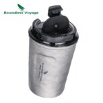 Titanium Vacuum Flask — 380 ml Double-Walled Insulated Bottle — view 2