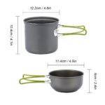 Ultralight Camping Mess Kit — Pot Set & Tableware for Hiking — view 2