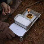 Self-Heating Lunch Box — Portable Alloy Meal Container for Camping — view 3