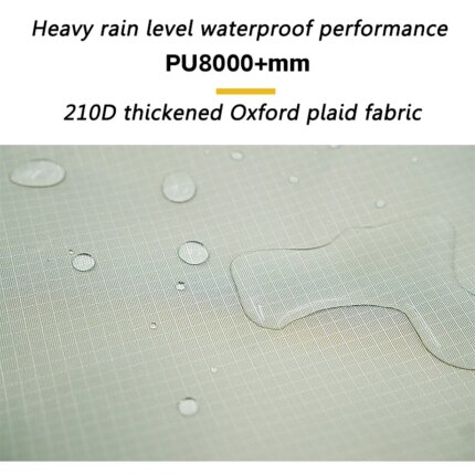 Car Side Awning — 2×3 m Waterproof Tarp Shelter for SUV & Van — view 2