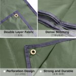 Camping Tarp Ground Sheet — Waterproof Rain Fly for Tent & Hammock — view 3