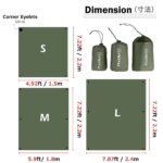 Camping Tarp Ground Sheet — Waterproof Rain Fly for Tent & Hammock — view 2