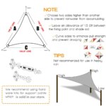 Triangle Sun Shade Sail — 98% UV Block for Backyard, Patio & Camping — view 5