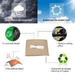 Triangle Sun Shade Sail — 98% UV Block for Backyard, Patio & Camping — view 3