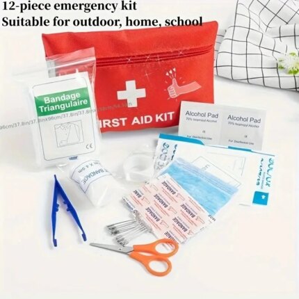 Compact Car First Aid Kit — Portable Emergency Health Kit — view 2