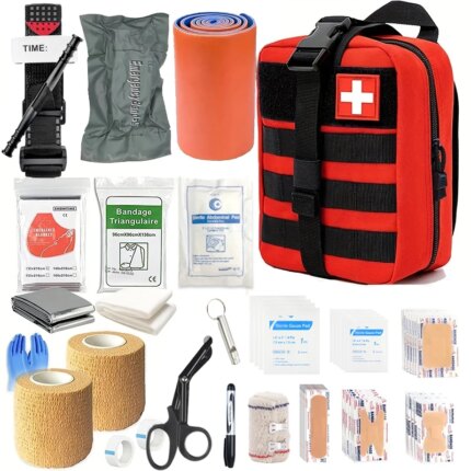 131-Piece Trauma First Aid Kit — With Tourniquet & Emergency Supplies — view 2