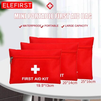 Waterproof First Aid Case — Empty Kit Bag for Camping, Travel & Fishing