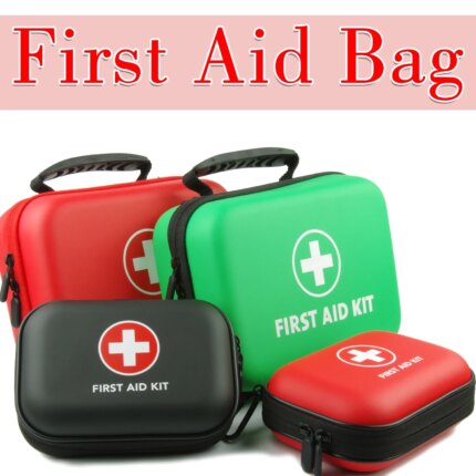 Waterproof First Aid Bag — Empty PU Case for Car, Home & Travel