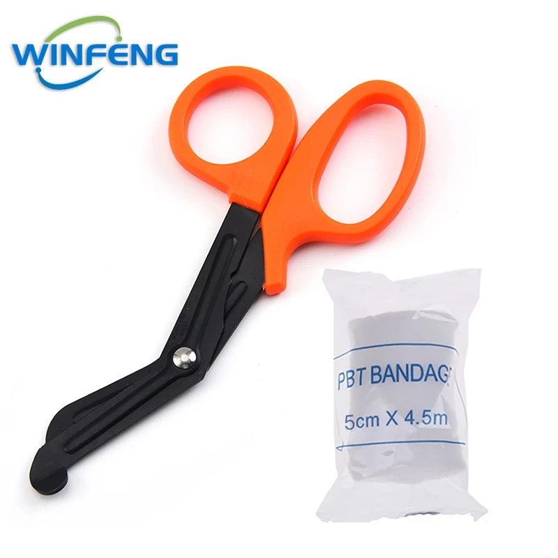 Orange and bandage